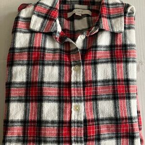 Ann Taylor Flannel Plaid Shirt